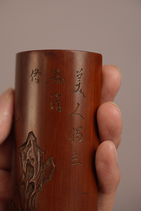 古玩雜項茶則真品鑒賞圖