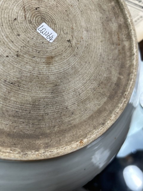 古玩陶瓷青花釉里紅魚盤真品鑒賞圖