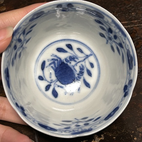 古玩陶瓷青花杯真品鑒賞圖