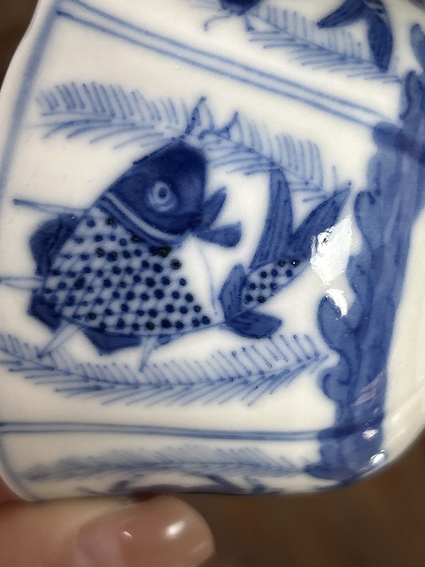 古玩陶瓷青花杯真品鑒賞圖