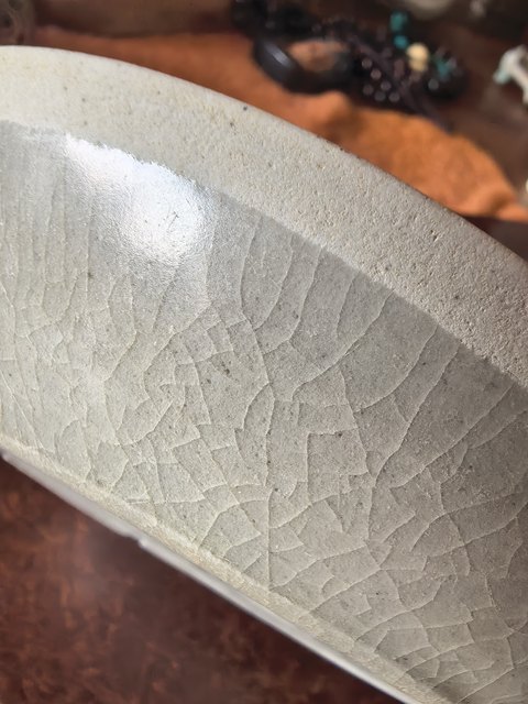 古玩陶瓷青白釉雙魚洗真品鑒賞圖