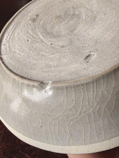 古玩陶瓷青白釉雙魚洗真品鑒賞圖