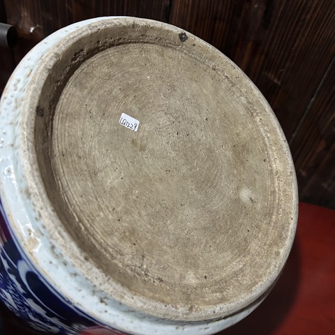 古玩陶瓷青花云龍紋大香爐真品鑒賞圖