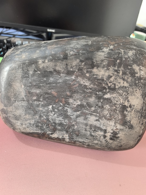 古玩雜項(xiàng)龍紋澄泥硯真品鑒賞圖