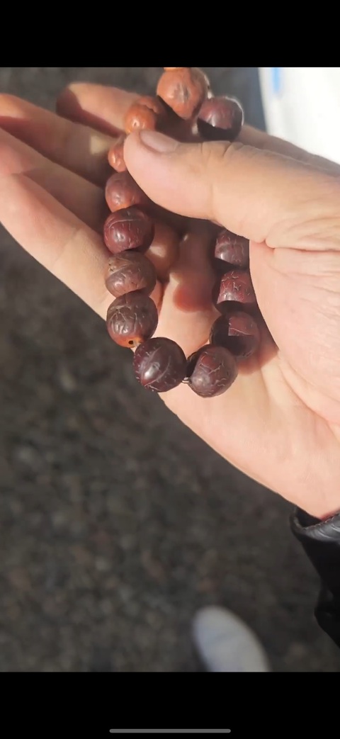 古玩雜項鳳眼菩提子真品鑒賞圖