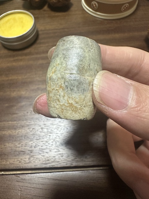 古玩玉器透閃石玉勒真品鑒賞圖