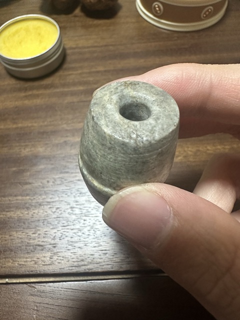 古玩玉器透閃石玉勒真品鑒賞圖