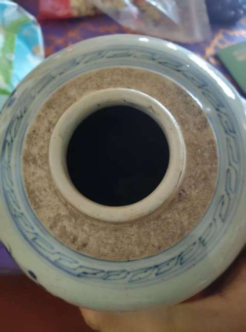 古玩陶瓷青花人物紋真品鑒賞圖