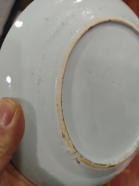 古玩陶瓷青花盤真品鑒賞圖