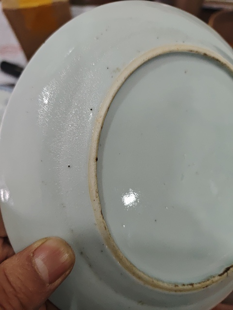 古玩陶瓷青花盤真品鑒賞圖