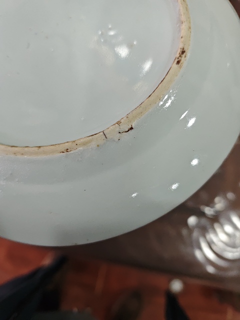 古玩陶瓷青花盤真品鑒賞圖