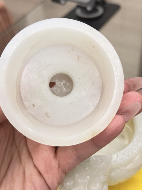 古玩玉器和田玉香爐真品鑒賞圖