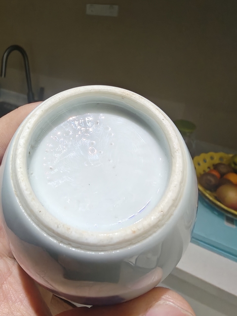 古玩陶瓷清康熙 青花人物紋小罐真品鑒賞圖