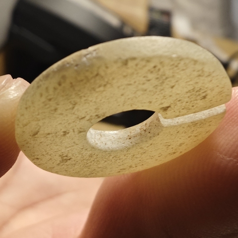 古玩玉器玉玦真品鑒賞圖