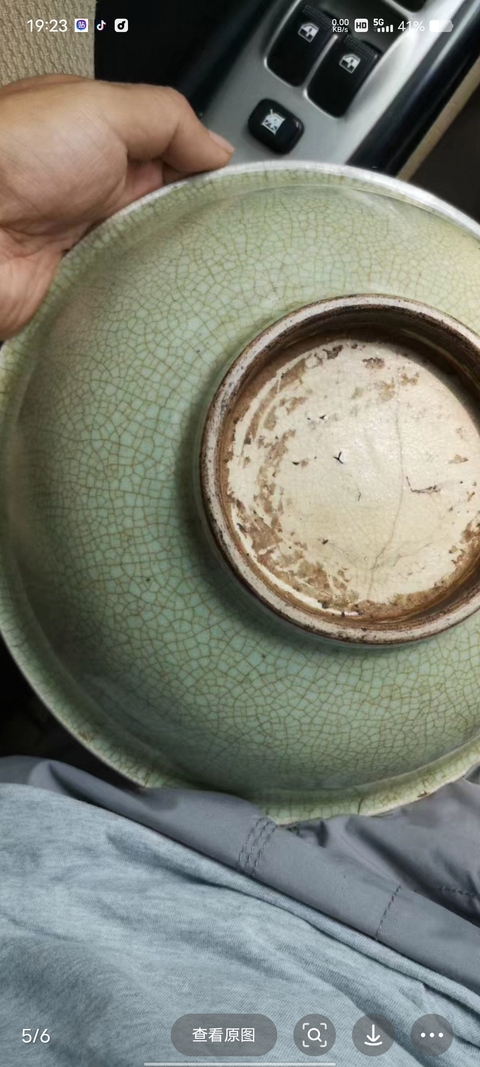 古玩陶瓷哥釉開片紋碗真品鑒賞圖