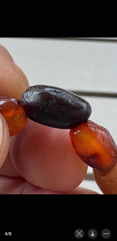 古玩玉器瑪瑙珠子真品鑒賞圖