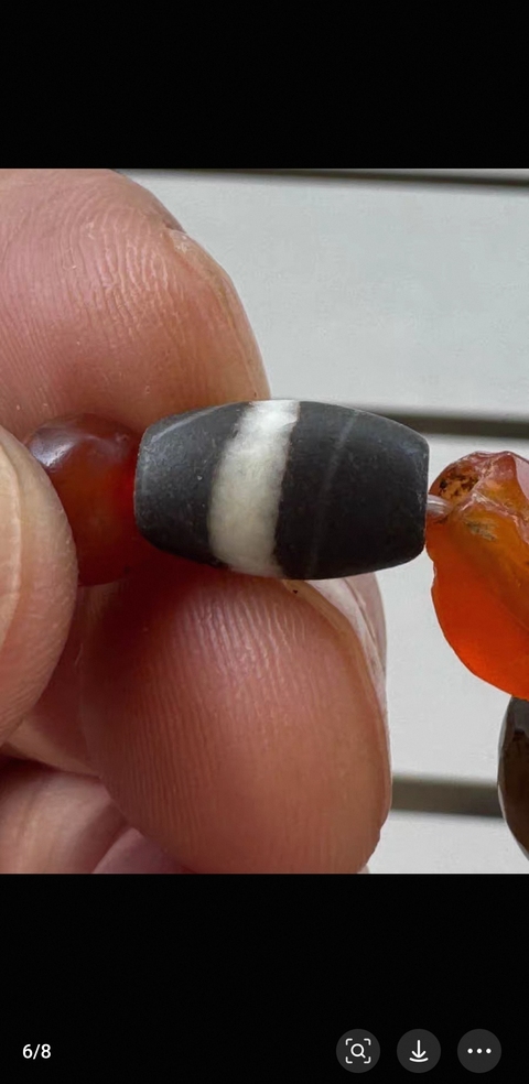 古玩玉器瑪瑙珠子真品鑒賞圖