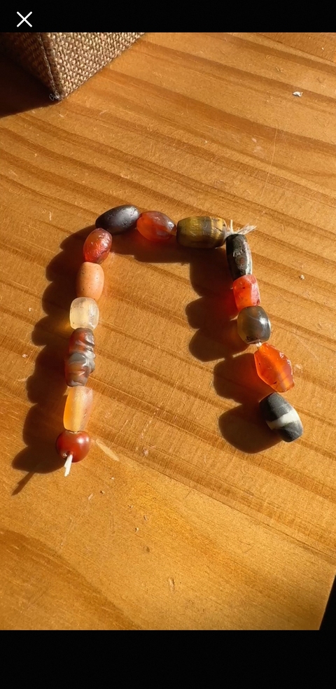 古玩玉器瑪瑙珠子真品鑒賞圖