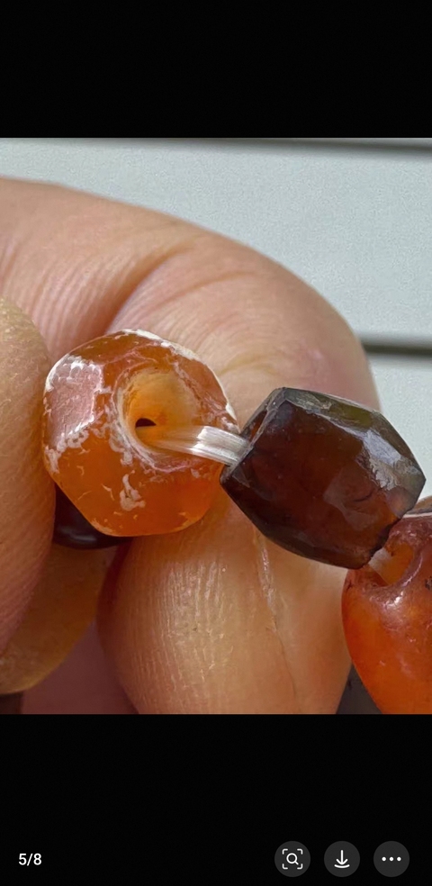 古玩玉器瑪瑙珠子真品鑒賞圖