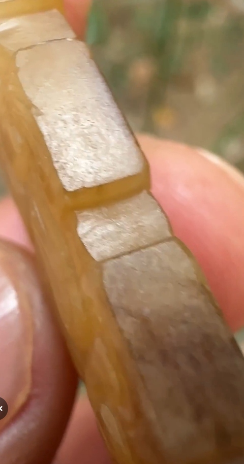 古玩玉器龍紋玉勒子真品鑒賞圖