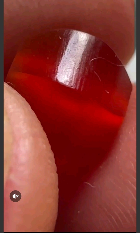 古玩玉器瑪瑙多棱珠真品鑒賞圖