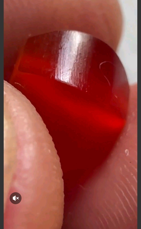 古玩玉器瑪瑙多棱珠真品鑒賞圖