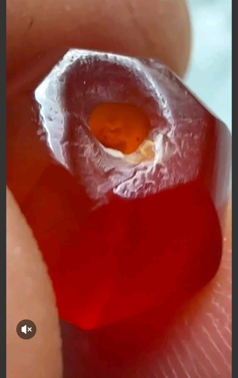 古玩玉器瑪瑙多棱珠真品鑒賞圖