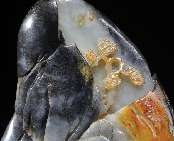 古玩玉器和田玉雕“人物故事”山子擺件真品鑒賞圖