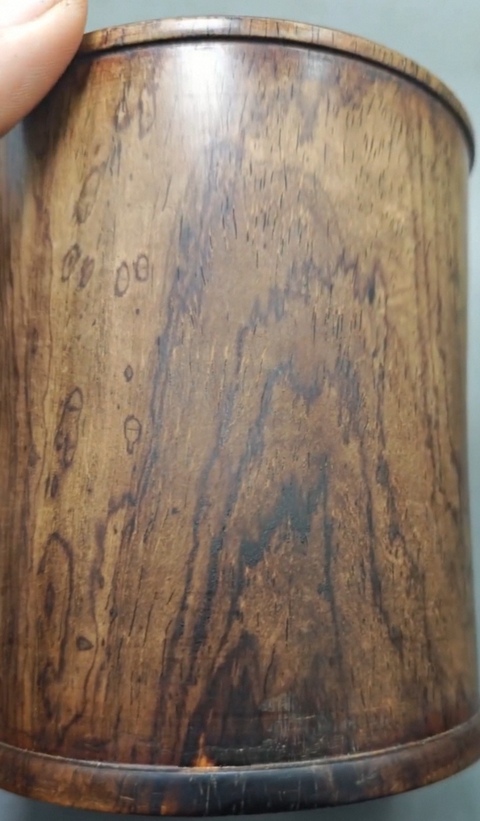 古玩雜項(xiàng)木筆筒真品鑒賞圖