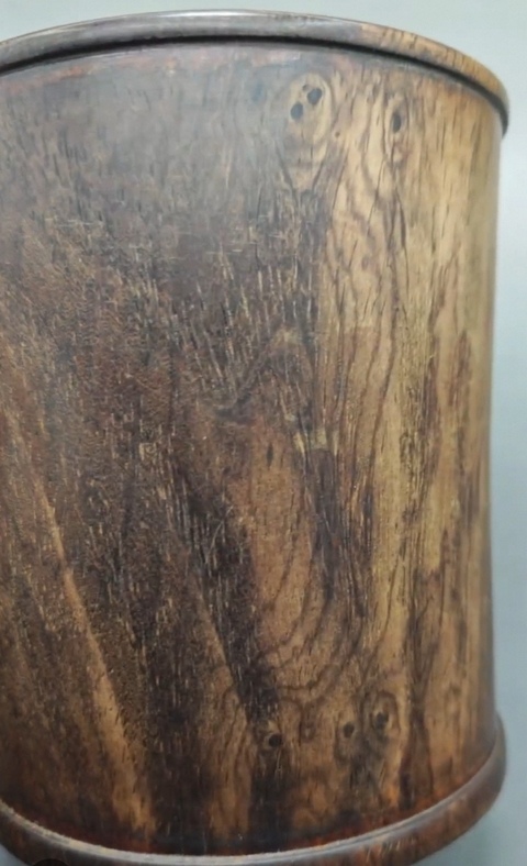 古玩雜項(xiàng)木筆筒真品鑒賞圖