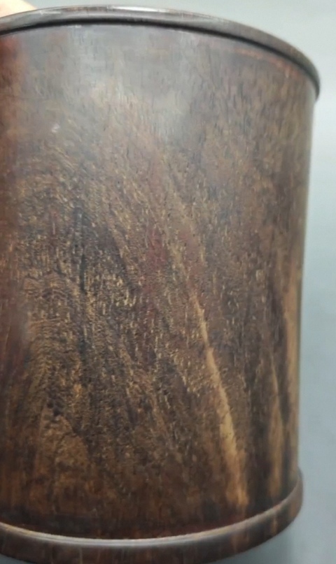 古玩雜項(xiàng)木筆筒真品鑒賞圖