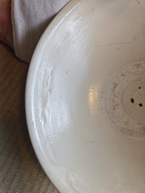 古玩陶瓷磁州窯白釉碗真品鑒賞圖