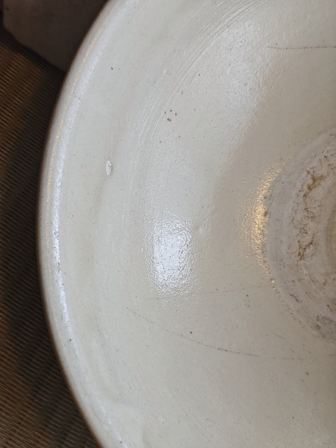 古玩陶瓷磁州窯白釉碗真品鑒賞圖