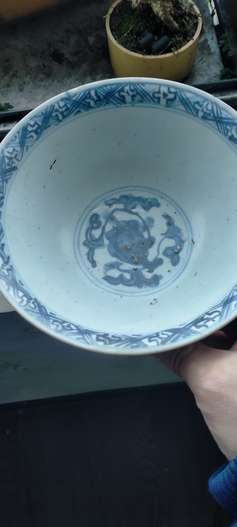 古玩陶瓷龍紋青花碗真品鑒賞圖