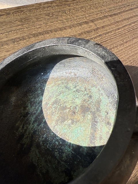 古玩銅器蚰龍耳爐真品鑒賞圖