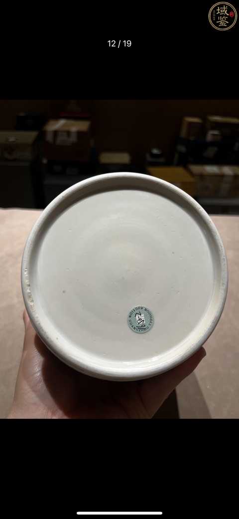 古玩陶瓷乾隆三多紋壯罐真品鑒賞圖