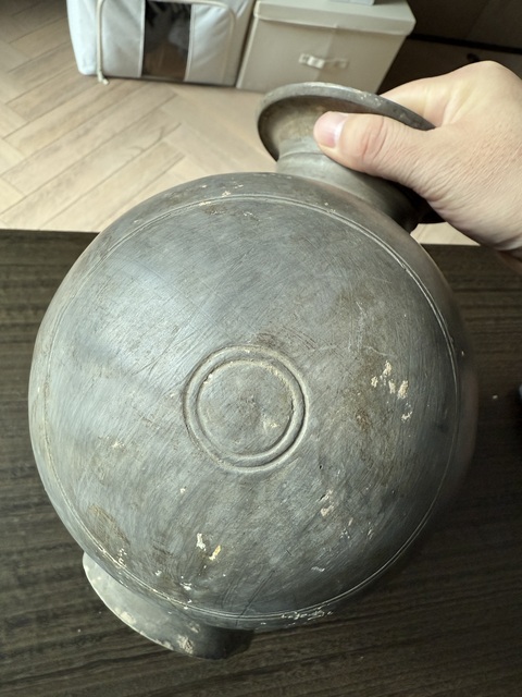 古玩陶瓷蠶繭罐真品鑒賞圖