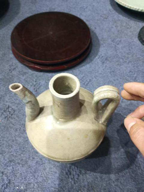 古玩陶瓷青白釉執(zhí)壺真品鑒賞圖