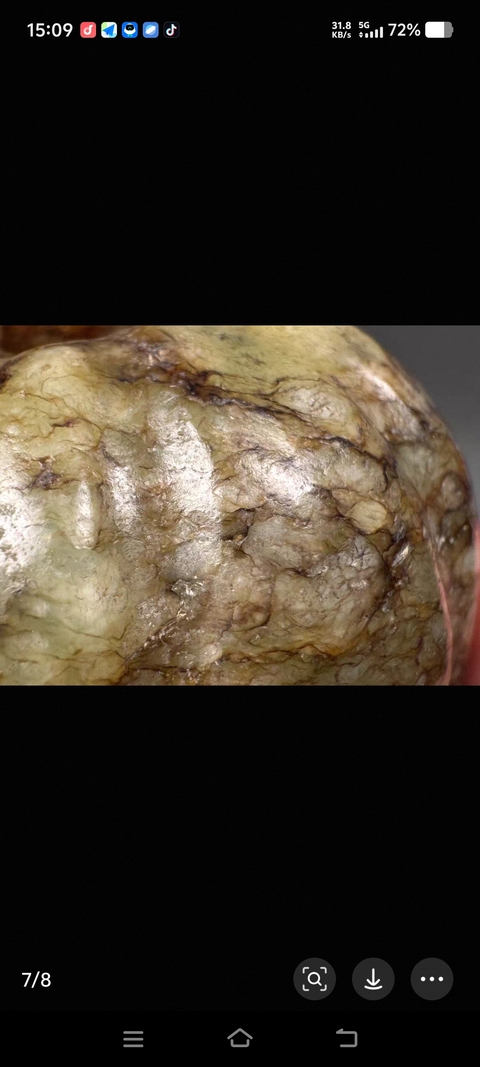 古玩玉器和田玉雕“瓜棱珠”真品鑒賞圖