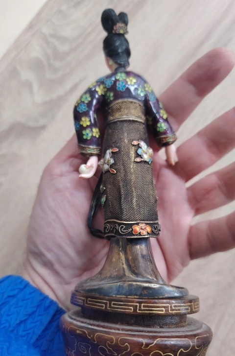 古玩銅器銀燒藍真品鑒賞圖