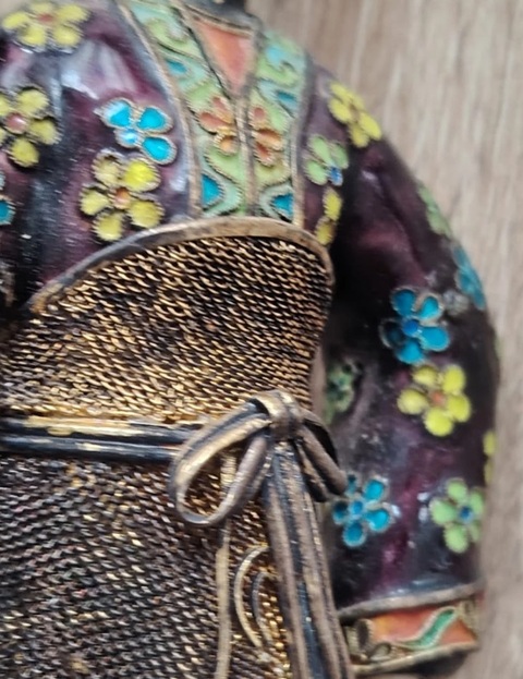 古玩銅器銀燒藍真品鑒賞圖