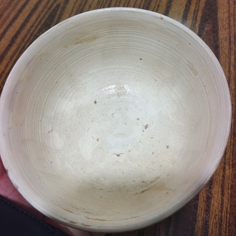 古玩陶瓷明代磁州窯系黑花碗真品鑒賞圖