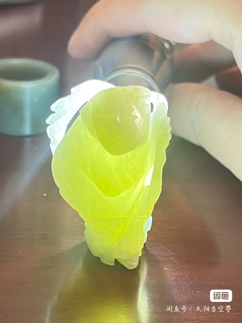 古玩玉器童子真品鑒賞圖