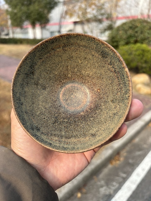 古玩陶瓷窯變盞真品鑒賞圖