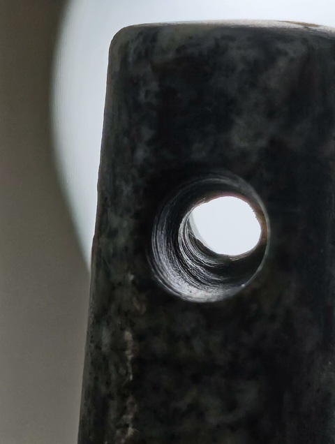 古玩玉器透閃石玉墜真品鑒賞圖