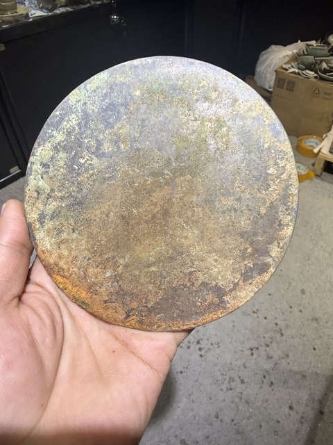 古玩銅器明仿漢博局鏡真品鑒賞圖