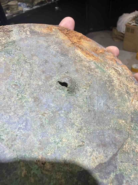 古玩銅器明仿漢博局鏡真品鑒賞圖