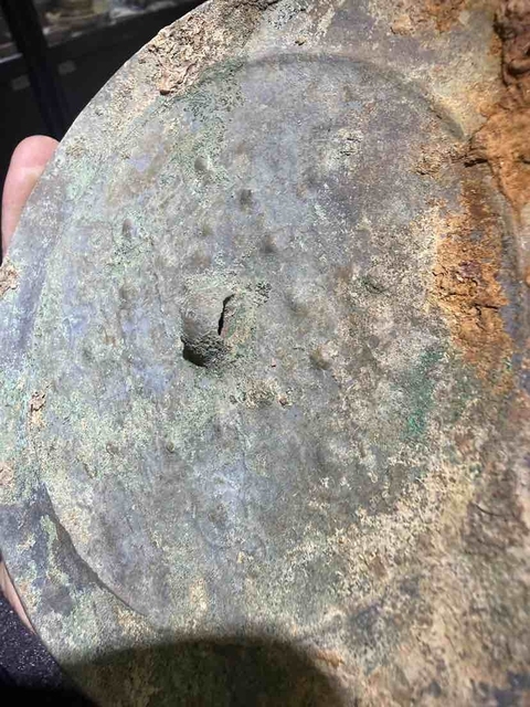 古玩銅器明仿漢博局鏡真品鑒賞圖