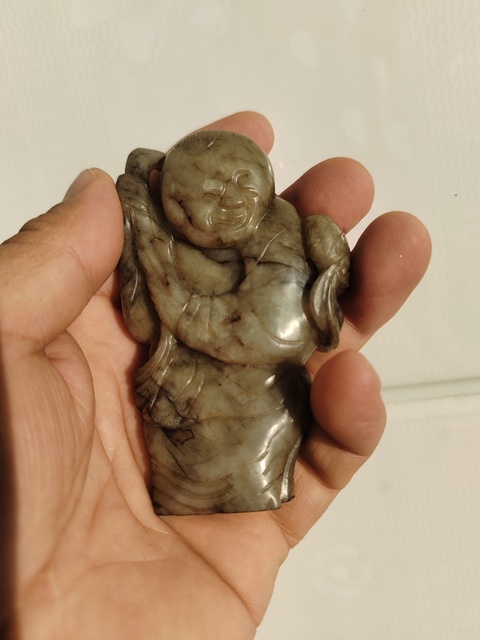 古玩玉器宋元時期老玉童子拍賣，當前價格59999元