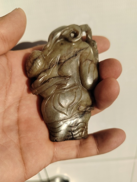 古玩玉器宋元時期老玉童子拍賣，當前價格59999元